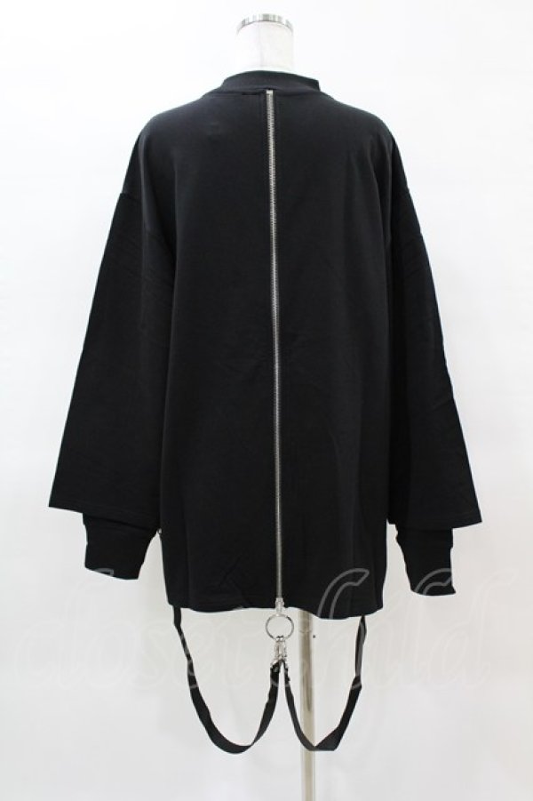 画像2: KILL STAR / FLAYER SWEAT SHIRT XS ブラック H-25-04-02-1051-SL-TO-KB-ZH (2)