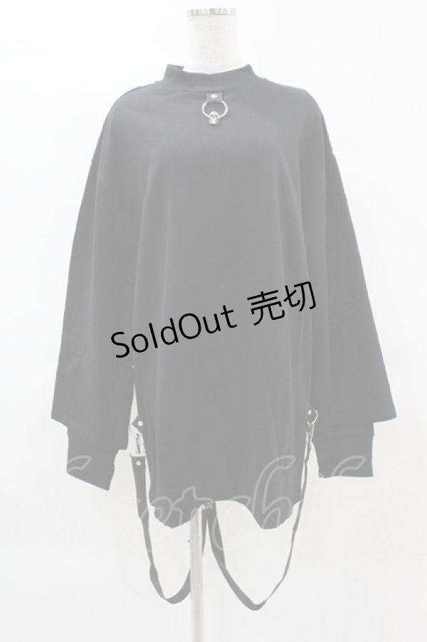 画像1: KILL STAR / FLAYER SWEAT SHIRT XS ブラック H-25-04-02-1052-SL-TO-KB-ZS (1)
