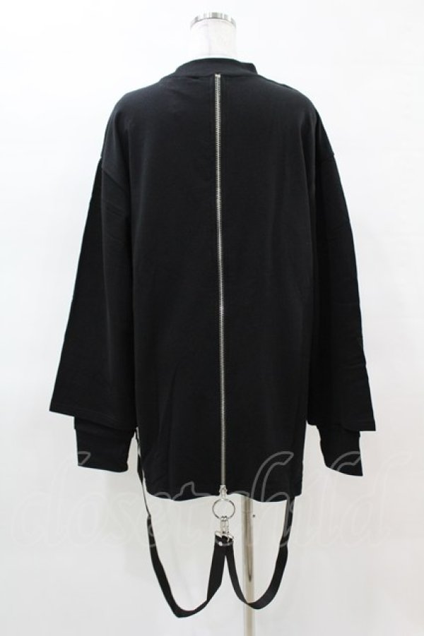 画像2: KILL STAR / FLAYER SWEAT SHIRT XS ブラック H-25-04-02-1052-SL-TO-KB-ZH (2)