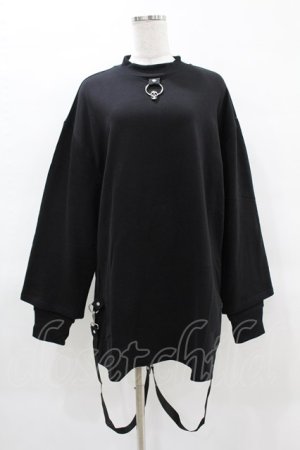 画像: KILL STAR / FLAYER SWEAT SHIRT XS ブラック H-25-04-02-1053-SL-TO-KB-ZH