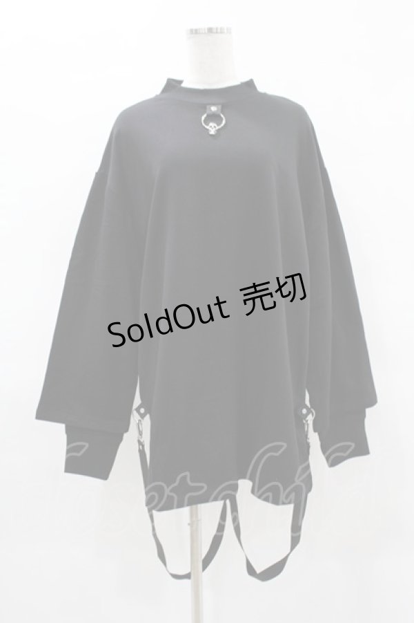 画像1: KILL STAR / FLAYER SWEAT SHIRT XS ブラック H-25-04-02-1054-SL-TO-KB-OS (1)