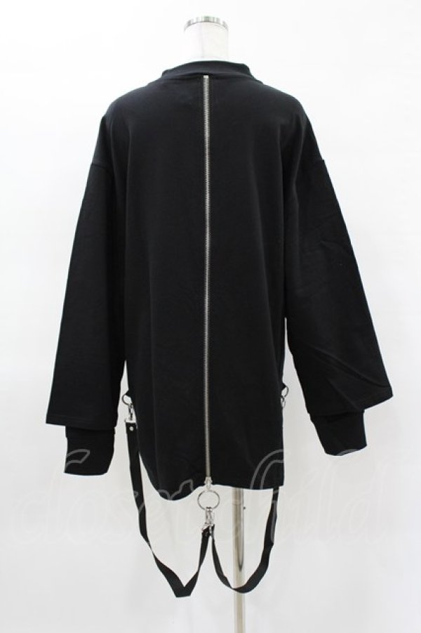 画像2: KILL STAR / FLAYER SWEAT SHIRT XS ブラック H-25-04-02-1054-SL-TO-KB-ZH (2)