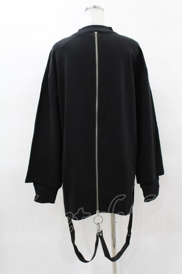 画像2: KILL STAR / FLAYER SWEAT SHIRT XS ブラック H-25-04-02-1055-SL-TO-KB-ZH (2)