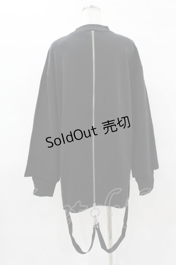 画像2: KILL STAR / FLAYER SWEAT SHIRT XS ブラック H-25-04-02-1055-SL-TO-KB-ZY (2)