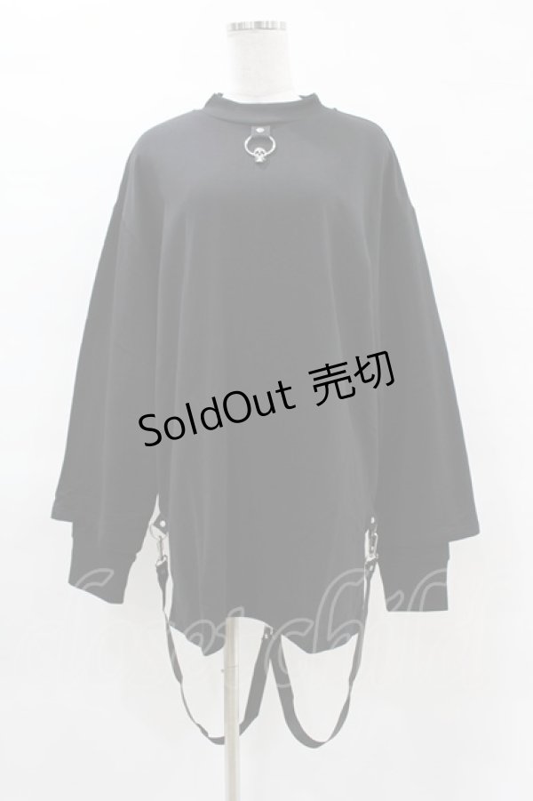 画像1: KILL STAR / FLAYER SWEAT SHIRT XS ブラック H-25-04-02-1056-SL-TO-KB-ZS (1)
