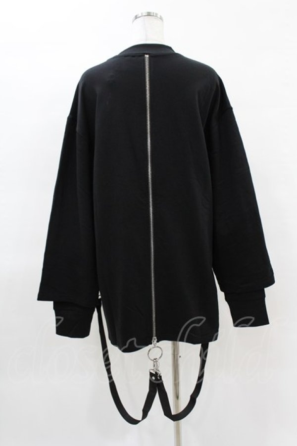 画像2: KILL STAR / FLAYER SWEAT SHIRT XS ブラック H-25-04-02-1056-SL-TO-KB-ZH (2)