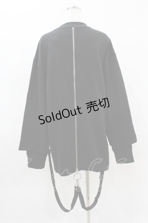 画像2: KILL STAR / FLAYER SWEAT SHIRT XS ブラック H-25-04-02-1056-SL-TO-KB-ZS (2)