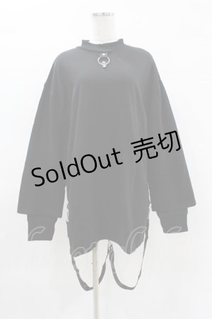 画像: KILL STAR / FLAYER SWEAT SHIRT XS ブラック H-25-04-02-1057-SL-TO-KB-ZI