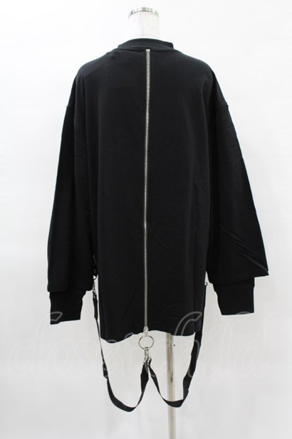 画像2: KILL STAR / FLAYER SWEAT SHIRT XS ブラック H-25-04-02-1057-SL-TO-KB-ZH (2)
