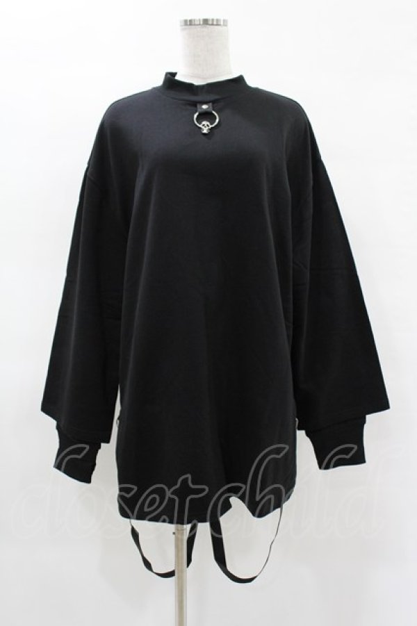 画像1: KILL STAR / FLAYER SWEAT SHIRT XS ブラック H-25-04-02-1058-SL-TO-KB-ZH (1)