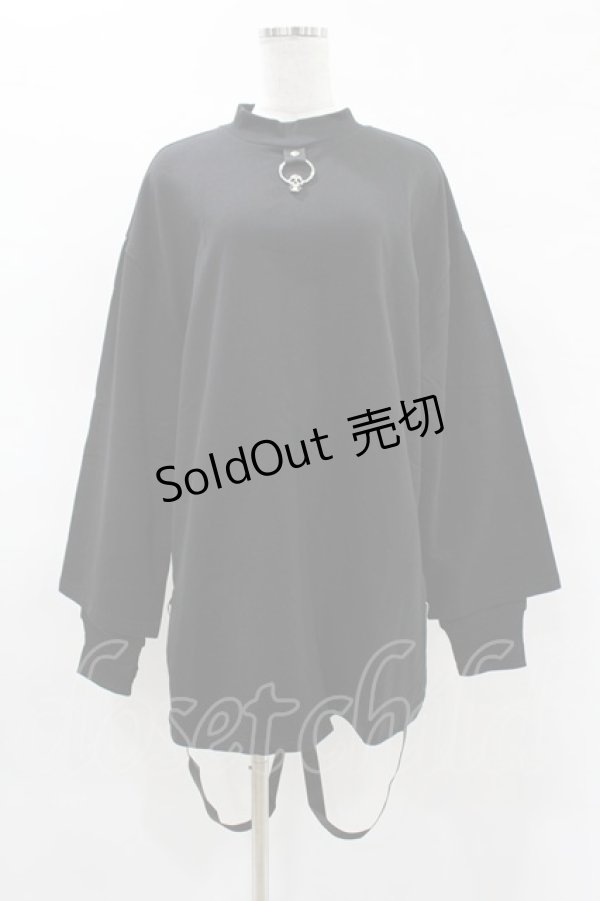 画像1: KILL STAR / FLAYER SWEAT SHIRT XS ブラック H-25-04-02-1058-SL-TO-KB-ZI (1)