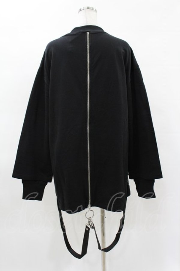 画像2: KILL STAR / FLAYER SWEAT SHIRT XS ブラック H-25-04-02-1058-SL-TO-KB-ZH (2)