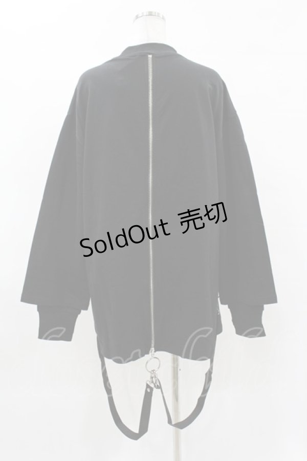 画像2: KILL STAR / FLAYER SWEAT SHIRT XS ブラック H-25-04-02-1058-SL-TO-KB-ZI (2)