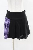 画像1: KILL STAR / CATTLE PLEATED SKIRT S ブラック/ライラックタータン H-25-04-02-1013-SL-SK-KB-ZH (1)