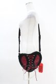 画像1: TRIPP NYC / BO PEEP HEART BAG  レッド H-25-04-02-1002-0-BG-KB-ZH (1)