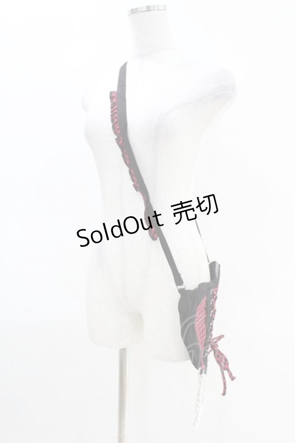 画像2: TRIPP NYC / BO PEEP HEART BAG  レッド H-25-04-02-1002-0-BG-KB-ZH (2)