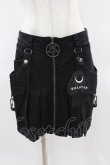 画像1: KILL STAR / GEIGER ZIP MINI SKIRT S ブラック H-25-04-02-1021-SL-SK-KB-ZH (1)