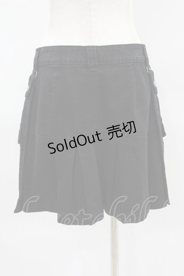 画像2: KILL STAR / GEIGER ZIP MINI SKIRT S ブラック H-25-04-02-1021-SL-SK-KB-ZH (2)