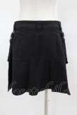 画像2: KILL STAR / GEIGER ZIP MINI SKIRT XS ブラック H-25-04-02-1022-SL-SK-KB-ZH (2)