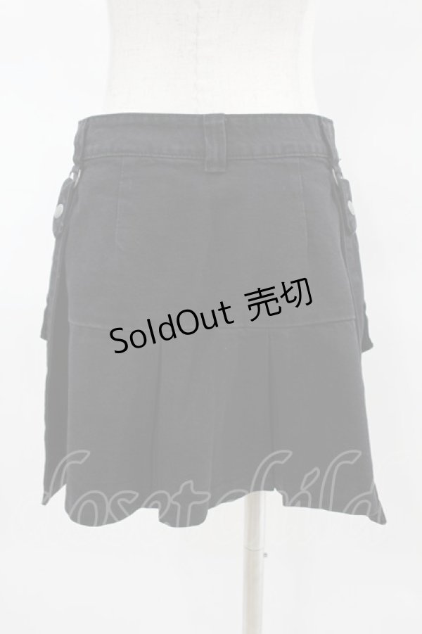 画像2: KILL STAR / GEIGER ZIP MINI SKIRT XS ブラック H-25-04-02-1022-SL-SK-KB-ZH (2)