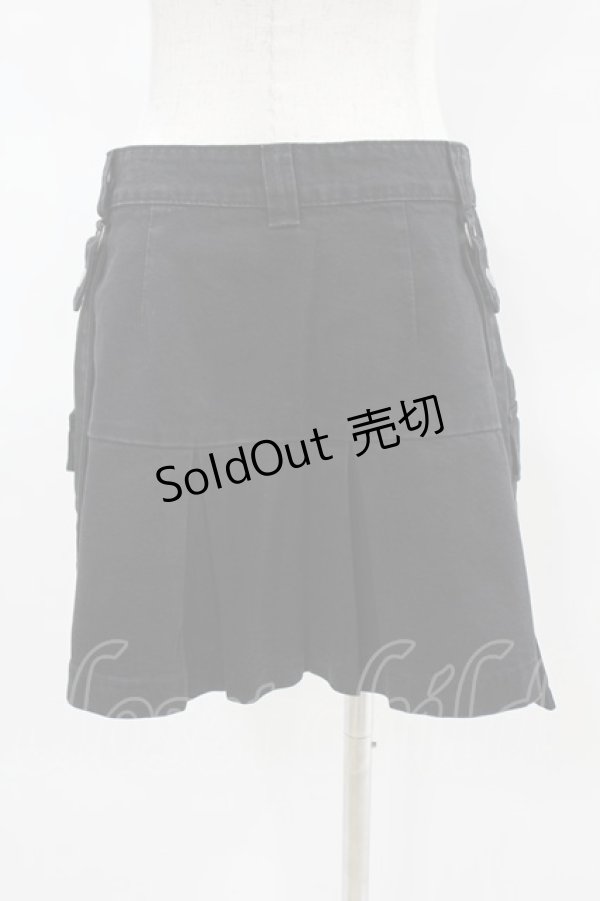 画像2: KILL STAR / GEIGER ZIP MINI SKIRT XS ブラック H-25-04-02-1024-SL-SK-KB-ZH (2)
