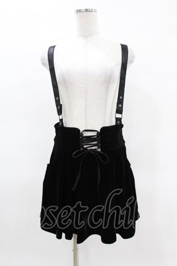 画像1: KILL STAR / ABOLOFT SUSPENDER DRESS SKIRT M ブラック H-25-04-02-1025-SL-SK-KB-ZH (1)