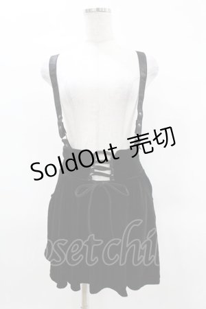 画像: KILL STAR / ABOLOFT SUSPENDER DRESS SKIRT S ブラック H-25-04-02-1026-SL-SK-KB-ZH