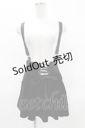 画像: KILL STAR / ABOLOFT SUSPENDER DRESS SKIRT XS ブラック H-25-04-02-1028-SL-SK-KB-ZH