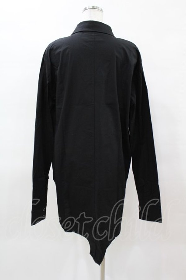 画像2: KILL STAR /OOD KIN LONGLINE SHIRT S 黒 H-25-04-02-1043-SL-BL-KB-ZH (2)