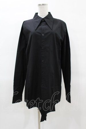 画像: KILL STAR /OOD KIN LONGLINE SHIRT S 黒 H-25-04-02-1044-SL-BL-KB-ZH