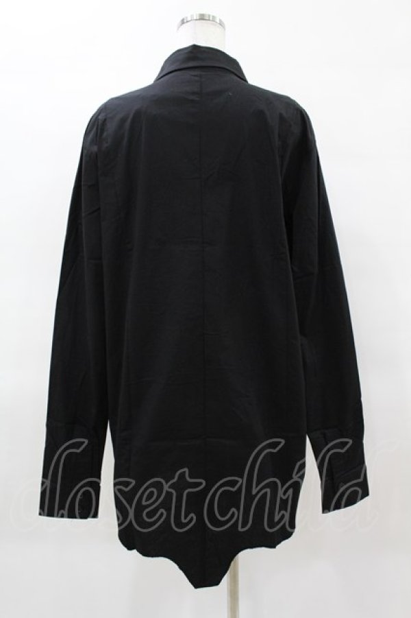 画像2: KILL STAR /OOD KIN LONGLINE SHIRT S 黒 H-25-04-02-1044-SL-BL-KB-ZH (2)
