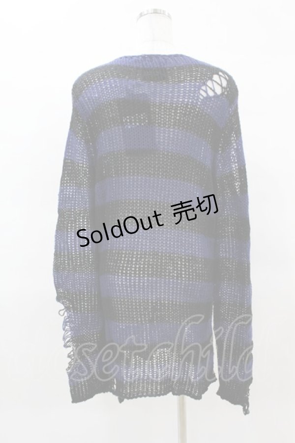 画像2: KILL STAR / EMPYREAN KNIT SWEATER XS ミッドナイトネイビー H-25-04-02-1047-SL-TO-KB-ZH (2)