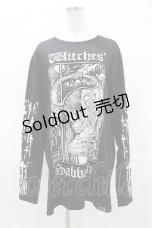 画像: KILL STAR / WITCHES' SABBATH LONG SLEEVE TOP XL 黒 H-25-04-02-1049-SL-TO-KB-ZH
