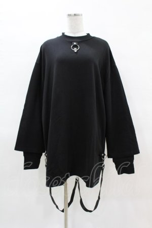画像: KILL STAR / FLAYER SWEAT SHIRT XS ブラック H-25-04-02-1050-SL-TO-KB-ZH