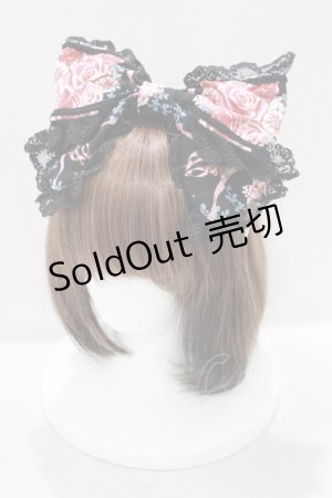 画像: BABY,THE STARS SHINE BRIGHT / Pearl Bouquet柄カチューシャ  ブラック H-25-04-02-070-BA-AC-NS-ZH