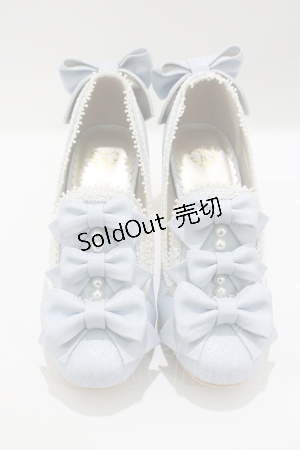 画像1: BABY,THE STARS SHINE BRIGHT / Pearl Rococoパンプス S サックス H-25-04-02-076-BA-SH-NS-ZH (1)