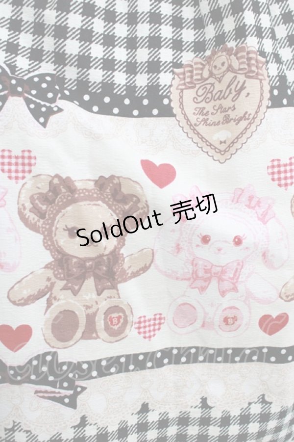 画像4: BABY,THE STARS SHINE BRIGHT / くみゃちゃんのSweet Heart Check柄ワンピース Free ブラック H-25-04-02-007-BA-OP-NS-ZH (4)