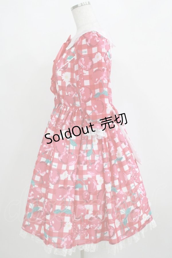 画像2: Angelic Pretty / Fresh Cherryワンピース Free レッド H-25-04-02-009-AP-OP-NS-ZH (2)