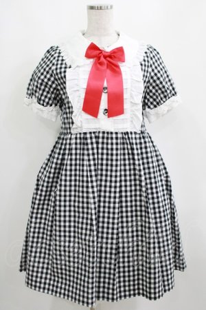 画像: Nile Perch / ギンガムチェックワンピース Free ブラック H-25-04-02-011-LO-OP-NS-ZH