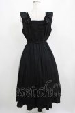 画像3: axes femme POETIQUE / トランプ刺繍エプロン風ワンピース M ブラック H-25-04-02-017-AX-OP-NS-ZH (3)