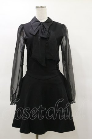 画像: KILL STAR / SOMBER SHADOW DRESS S ブラック H-25-04-03-044-SL-OP-KB-ZH