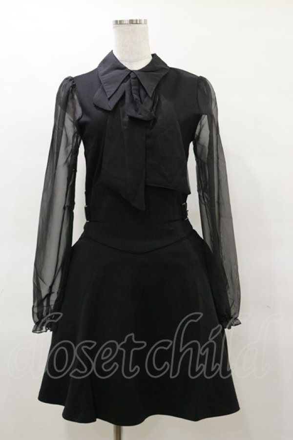 画像1: KILL STAR / SOMBER SHADOW DRESS S ブラック H-25-04-03-044-SL-OP-KB-ZH (1)