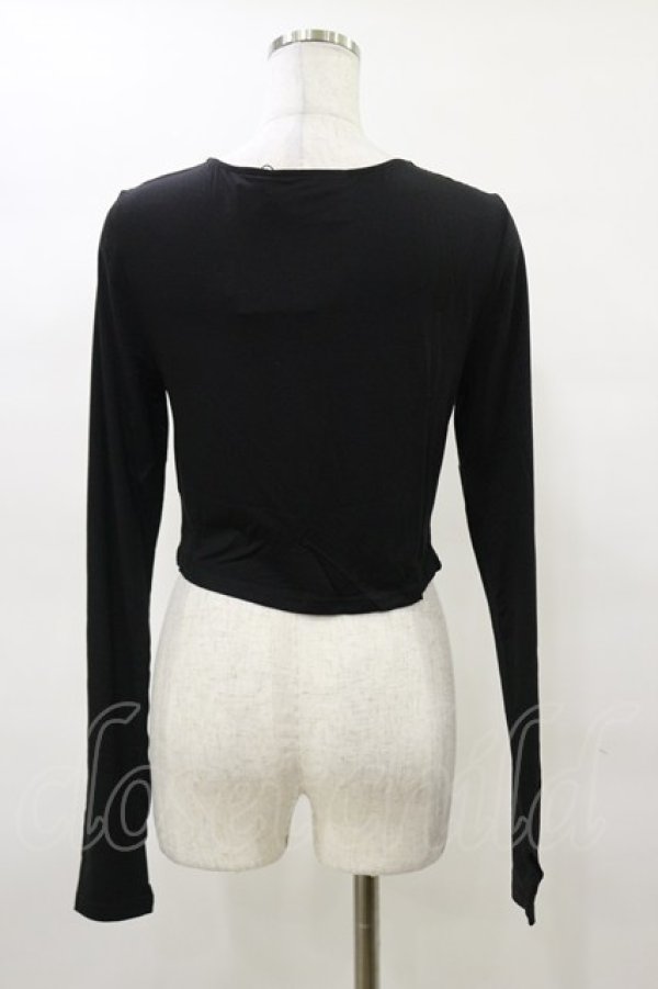 画像2: KILL STAR / ASTERACIE CROP TOP S ブラック H-25-04-03-008-SL-TO-KB-ZH (2)