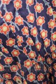 画像3: Jane Marple Dans Le Salon / Pepプリントのタックカラーワンピース M ブルー H-25-04-03-1008-JM-OP-KB-ZH (3)