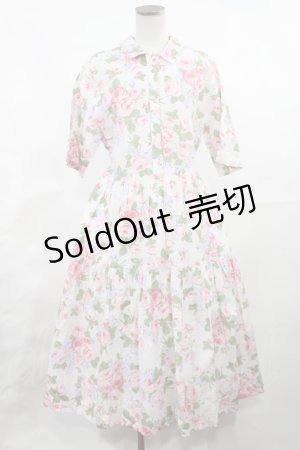 画像: Jane Marple Dans Le Salon / La vie en roseシャツドレス M オフホワイト H-25-04-03-1010-JM-OP-KB-ZH