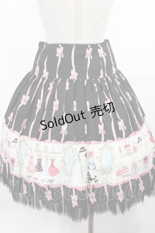 画像2: Emily Temple cute / クローゼットスカート  ブラック H-25-04-03-1018-ET-SK-KB-ZH (2)