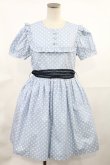 画像1: MILK / バブルDot dress  サックスドット H-25-04-03-1022-ML-OP-KB-ZH (1)