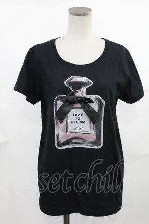 画像: MILK / perfume Tee  黒 H-25-04-03-1029-ML-TO-KB-ZH