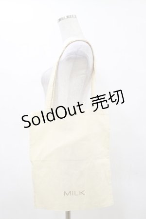 画像: MILK / トートBAG  アイボリー H-25-04-03-002-ML-BG-KB-ZH