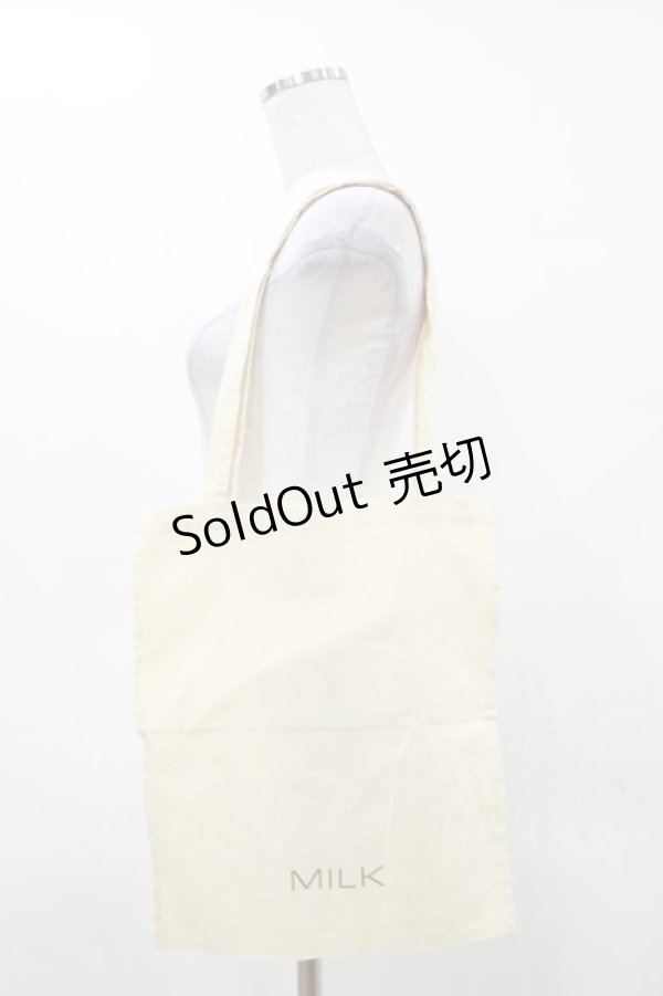 画像1: MILK / トートBAG  アイボリー H-25-04-03-002-ML-BG-KB-ZH (1)